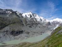 Großglockner Gruppe über dem Sandersee und Johannisberg rechts